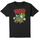 Nintendo Super Mario Yoshi Eggs Unisex T-Shirt - Black Nintendo Super Mario Yoshi Eggs Unisex T-Shirt - Black