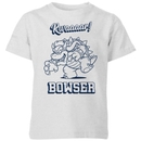 Nintendo Super Mario Bowser Rwaaar Kids' T-Shirt - Grey Nintendo Super Mario Bowser Rwaaar Kids' T-Shirt - Grey