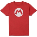Nintendo Super Mario Badge Unisex T-Shirt - Red Nintendo Super Mario Badge Unisex T-Shirt - Red