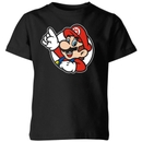 Nintendo Super Mario It's A Me Mario Kids' T-Shirt - Black Nintendo Super Mario It's A Me Mario Kids' T-Shirt - Black