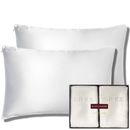 SILKE Silk Pillowcase Duo - Queen - White SILKE Silk Pillowcase Duo - Queen - White