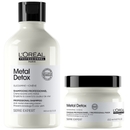 L'Oréal Professionnel Metal Detox Clarifying Shampoo 300ml & Hair Mask 150ml, Prevent Breakage & Colour Fade from Hard Water L'Oréal Professionnel Metal Detox Clarifying Shampoo 300ml & Hair Mask 150ml, Prevent Breakage & Colour Fade from Hard Water
