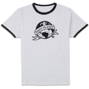 DC Comics Superman Daily Planet Unisex Ringer T-Shirt - White/Black DC Comics Superman Daily Planet Unisex Ringer T-Shirt - White/Black