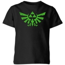 The Legend of Zelda Spray Logo Kids Kids' T-Shirt - Black The Legend of Zelda Spray Logo Kids Kids' T-Shirt - Black
