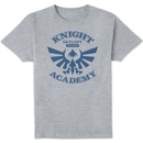 The Legend of Zelda Academy Unisex T-Shirt - Grey The Legend of Zelda Academy Unisex T-Shirt - Grey