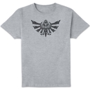 The Legend of Zelda Hyrule Tribal Unisex T-Shirt - Grey
