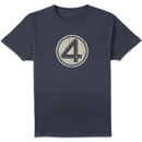 Marvel Fantastic Four Distressed Symbol Unisex T-Shirt - Navy Marvel Fantastic Four Distressed Symbol Unisex T-Shirt - Navy