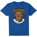 Marvel Fantastic Four The Ever-lovin' Blue Eyed Thing Unisex T-Shirt - Blue Marvel Fantastic Four The Ever-lovin' Blue Eyed Thing Unisex T-Shirt - Blue