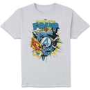 Marvel Fantastic Four Group Burst Unisex T-Shirt - White Marvel Fantastic Four Group Burst Unisex T-Shirt - White