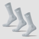 MP Running Socks (3 Pack) - Chrome - UK 2-5