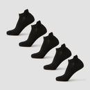 MP Unisex Trainer Socks (5 Pack) - Black - UK 9-11