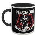 DC Comics Peacemaker Peace Out Motherf#%ker Mug - Black DC Comics Peacemaker Peace Out Motherf#%ker Mug - Black