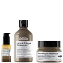 L'Oréal Professionnel Absolut Repair Molecular Shampoo 300ml, Hair Mask 250ml & Bi-Phase Hair Oil for Damaged Hair 30ml L'Oréal Professionnel Absolut Repair Molecular Shampoo 300ml, Hair Mask 250ml & Bi-Phase Hair Oil for Damaged Hair 30ml