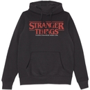 Stranger Things Unfortunate Journeys To The Upside Down Hoodie - Black Stranger Things Unfortunate Journeys To The Upside Down Hoodie - Black