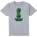 Minecraft Hostile Behaviour Unisex T-Shirt - Grey