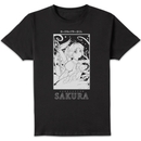 Cardcaptor Sakura Monochrome Box Unisex T-Shirt - Black