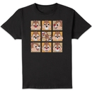 Disney Faces Unisex T-Shirt - Black