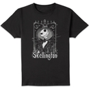 The Nightmare Before Christmas Jack Skellington In Frame Unisex T-Shirt - Black