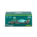 Bburago F1 Aston Martin 2023 AMR23 With Alonso Helmet 1:43 Scale Model