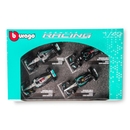 Bburago 1:43 F1 MB 4Pk BRITISH GP LEWIS HAMILTON SET