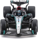 Bburago 1:43 F1 MERCEDES AMG W15 2024 WITH HELMET RUSSELL