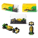 Bburago F1 Mclaren MCL38 2024 With Norris Helmet Senna Livery 1:43 Scale Model