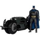 McFarlane Toys DC Multiverse Vehicles Batcycle With Batman (Flash Movie)