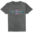 Micro Machines Vintage Logo Unisex T-Shirt - Black Acid Wash