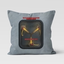 Back To The Future Flux Capacitor Square Cushion Back To The Future Flux Capacitor Square Cushion