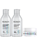 Redken Acidic Bonding Concentrate Hair Bandage Balm 75ml, Shampoo 300ml and Conditioner 300ml Bundle