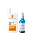 La Roche-Posay Daily Replump and Protect Set: Hyalu B5 Hyaluronic Acid Serum + SPF50+