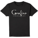 Coraline Logo Unisex T-Shirt - Black Coraline Logo Unisex T-Shirt - Black