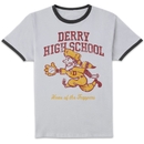 IT - Welcome To Derry High School Unisex Ringer T-Shirt - White/Black