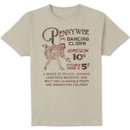 IT - Welcome To Derry Pennywise Vintage Unisex T-Shirt - Cream