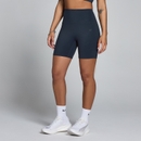 MP Women's Tempo High Waisted Shorts - Dark Navy - S
