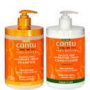 Cantu Shea Butter for Natural Hair Cleansing Cream Shampoo & Hydrating Cream Conditioner Salon Size Duo