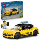 LEGO City Yellow Taxi Model Car Kit with 2 Minifigures 60487