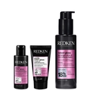 Redken Acidic Color Gloss Shampoo Mini 75ml , Conditioner Mini 50ml and Naked Gloss Hair Oil 100ml Bundle