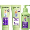 Garnier Method for Curls Shampoo, Conditioner and Air Dry Cream Bundle