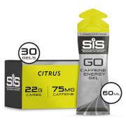 Science in Sport GO Energy + Caffeine Gel Box of 30