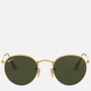 Ray-Ban Round Metal Sunglasses - Gold