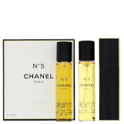 Chanel No. 5 Eau de Parfum Purse Spray 20ml & Refills 2 x 20ml