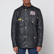 Barbour International Union Jack Waxed Cotton Jacket