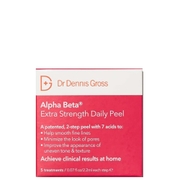 المقشر اليومي فائق القوة Alpha Beta من Dr Dennis Gross Skincare (حزمة من 5)