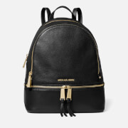 MICHAEL Michael Kors Women's Rhea Zip Medium Backpack - Black