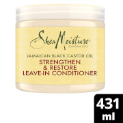 Hiuksiin jätettävä Shea Moisture Jamaican Black Castor Oil Strengthen, Grow & Restore -hoitoaine 454g