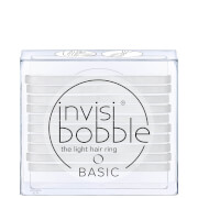 Anel de Cabelo Basic The Light - Crystal Clear (Pack de 10) da invisibobble