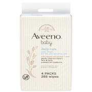 Aveeno Baby Daily Care Wipes - Pack of 4 (288 Wipes)