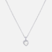 Ted Baker Women's Hannela Crystal Heart Pendant - Silver/Crystal
