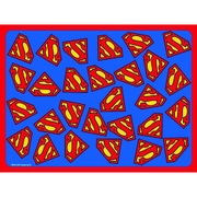 Buckle-Down DC Comics Superman Logo Scattered Placemat - Blue/Red